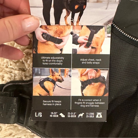 Canada Pooch No Pull Complete Control Dog Harness- Black For Large Dogs 25-50lbs - Picture 8 of 10